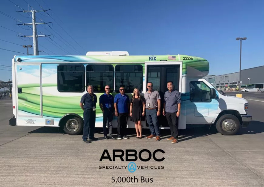ARBOC Specialty Vehicles sells 5000th bus